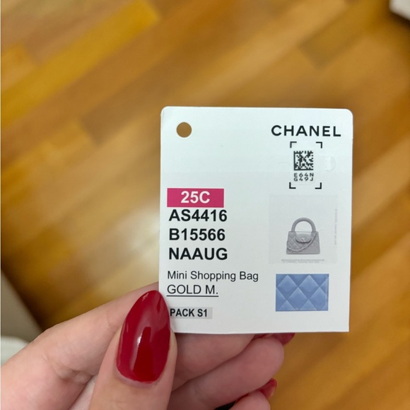 NWT Chanel Kelly Shopper Shiny Aged Calfskin Blue Box & Dust Bag - Giftable - Picture 5 of 11